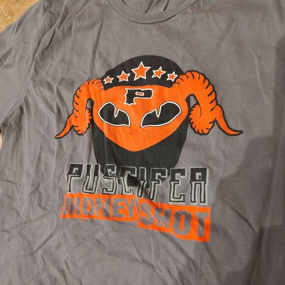 Puscifer Money Shot Official 2016 Tour Shirt Gray Size Medium - Picture 2 of 8